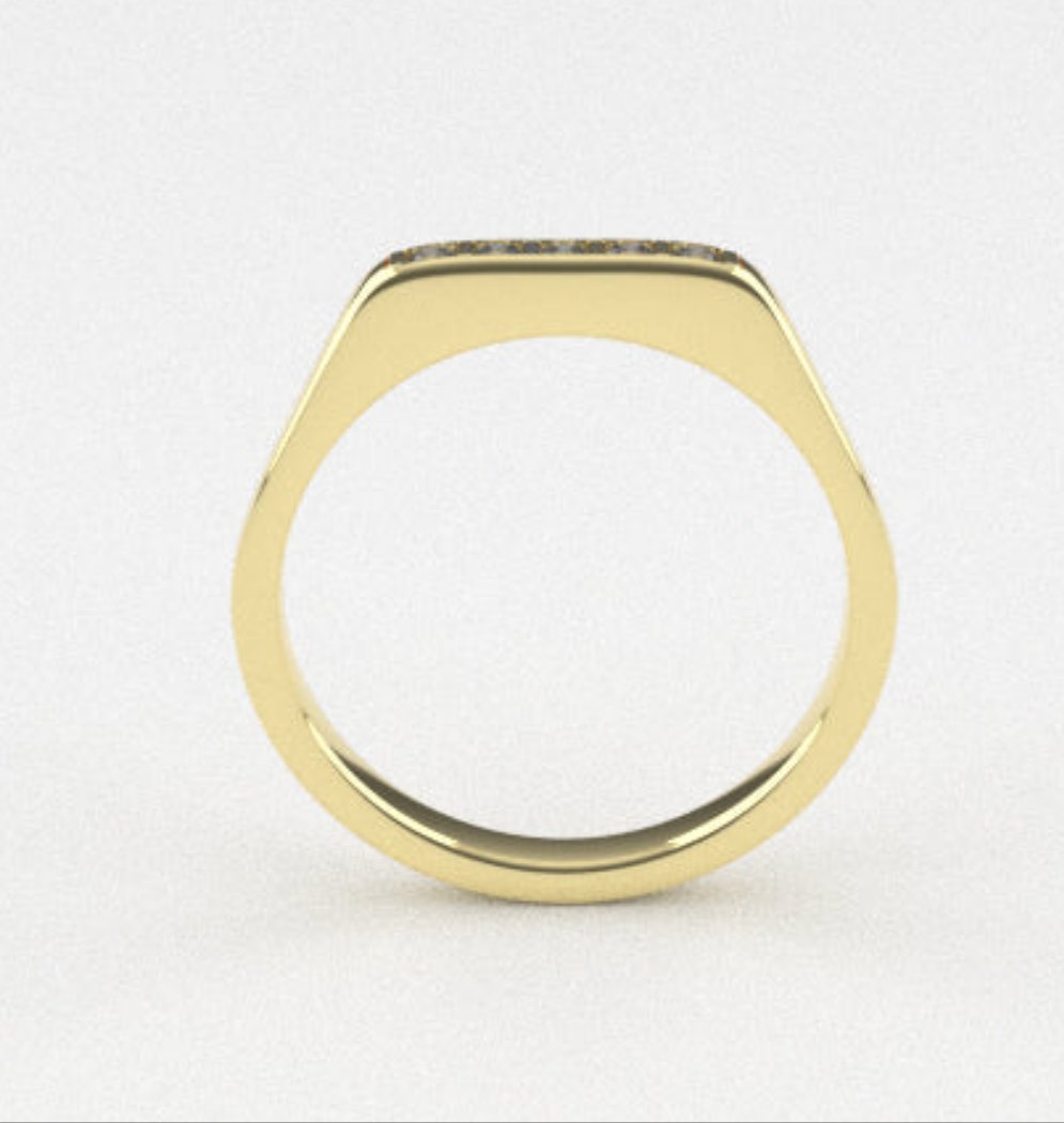 14K Engagement Ring with Diamond VS1 Stone, STT bezel