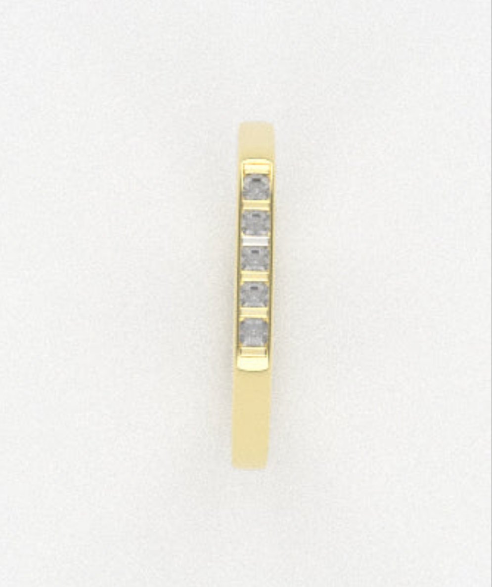 14K Engagement Ring with Diamond VS1 Stone, STT bezel