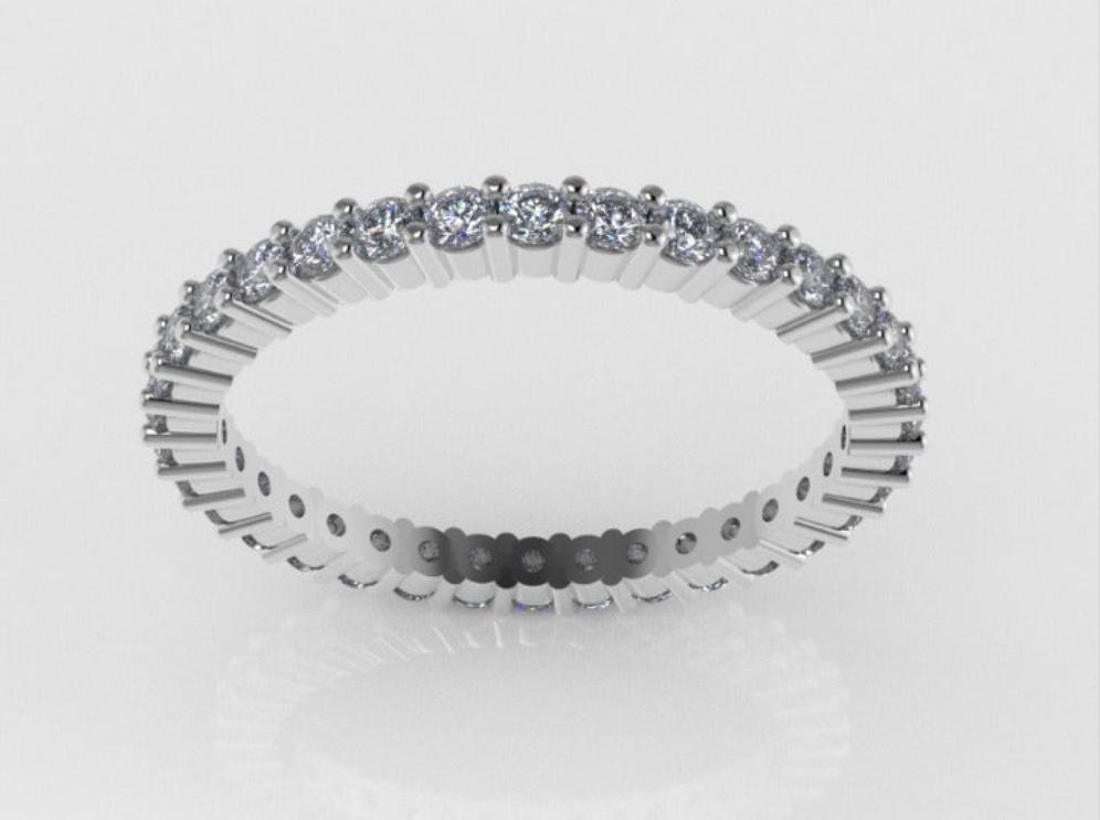 14K Gold Ring with 34 Diamond VS1, it is for daily use, "setting prongs" "band"