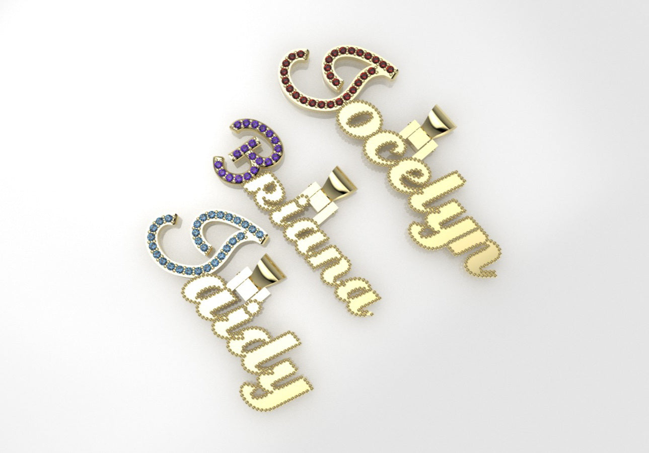 14K Custom Names, Only Pendant, "all kinds of name can be customized"