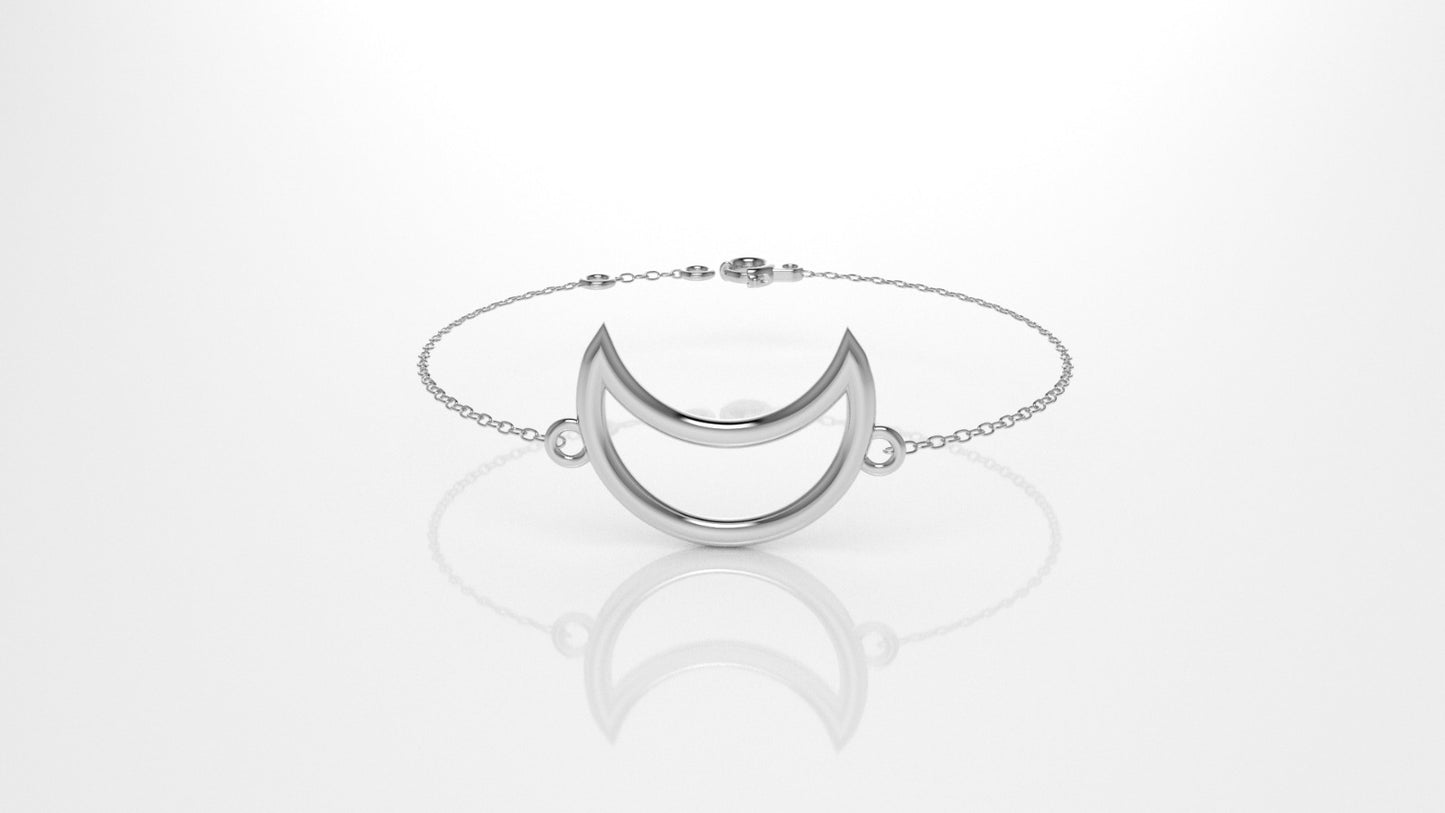 14k Bracelet, Moon Style