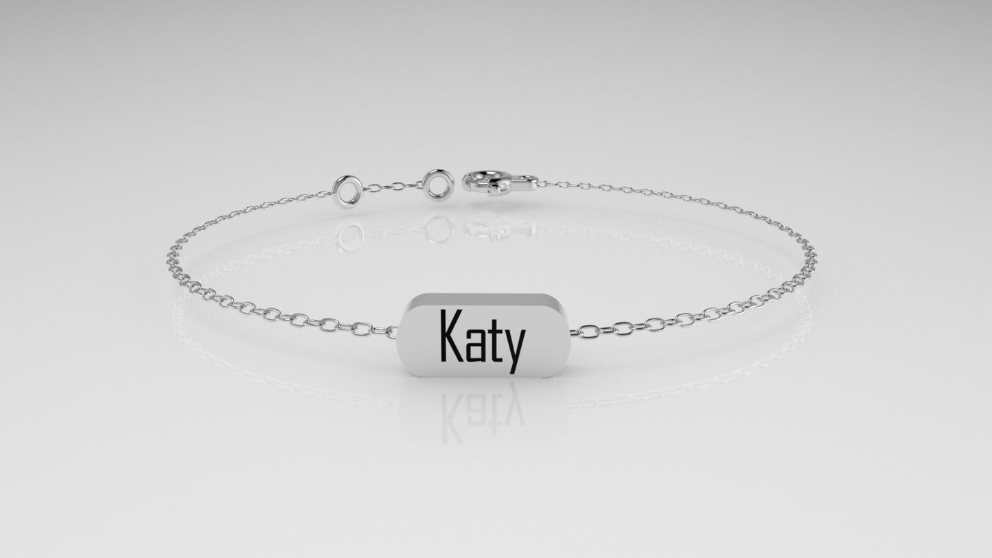 14k Bracelet with name, "Can be personalized with other names"