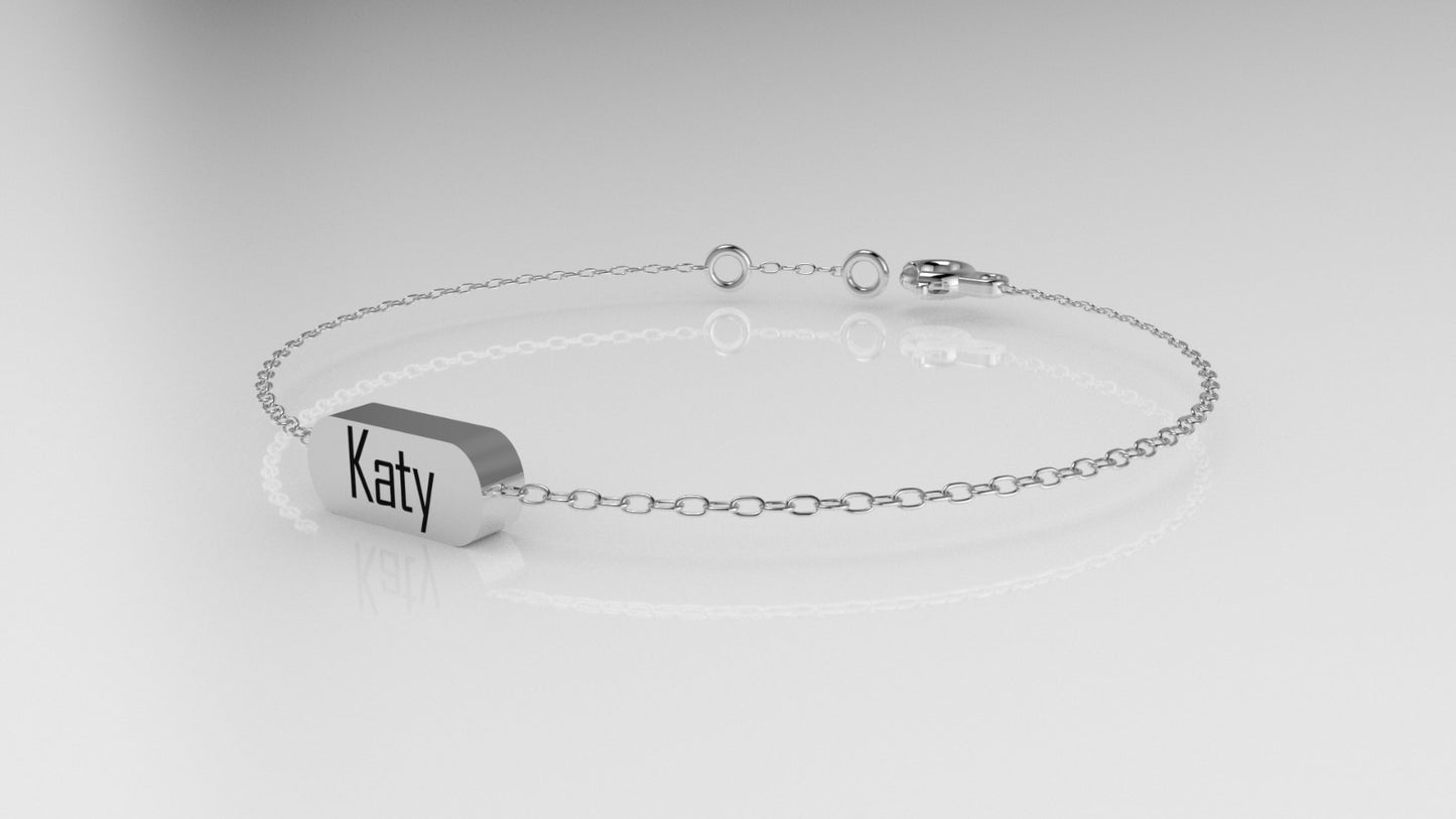 14k Bracelet with name, "Can be personalized with other names"