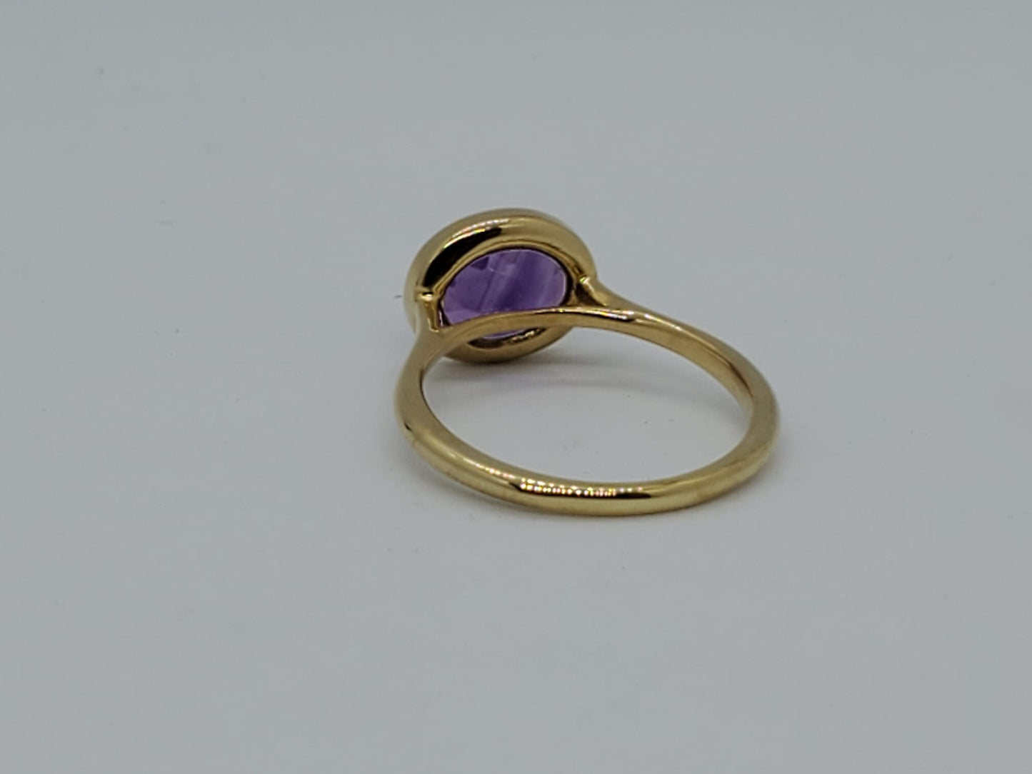 14K Mounted Amethyst Gold Ring