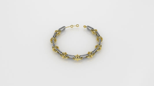 14K Gold Bracelet, long 7 or 7 1/2 inch