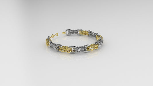 14K Bracelet, long 7 or 7 1/2 inch