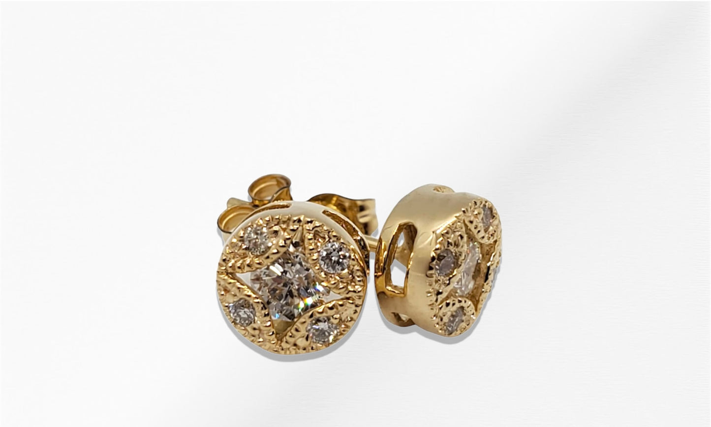 14K 0.60ct. tw. Stud Diamond Earrings