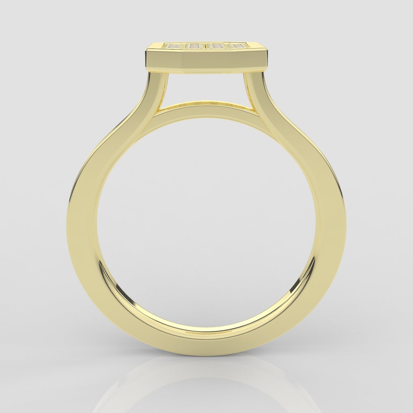 14k gold ring with 18 MOISSANITE 27CT, engagement ring, everyday wear, it is comfortable and elegant