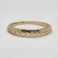 14k wedding ring, band, rope, solid gold