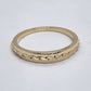 14k wedding ring, band, rope, solid gold