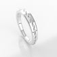 14k wedding ring, band, rope, solid gold