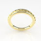 14k wedding ring, band, rope, solid gold