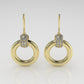 14k Earrings with 54 DIAMOND VS1