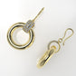 14k Earrings with 54 DIAMOND VS1
