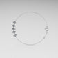 14k Bracelet with 5 DIAMOND 3mm VS1, "Prongs"