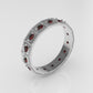 14K Ring with 15 RUBY, stt 2 Prong, Filigree