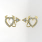 14k Gold Earrings with 34 DIAMONDS VS1, "Stt Prong" it is for daily use for any occasion