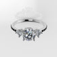14K Ring with 14 BLACK DIAMONDS, 3 DIAMONDS, "Stt Prong"