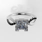 14K Gold Ring with 16 BLACK DIAMONDS, 1 DIAMOND, "Stt SPLIT"