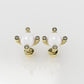 14k Earrings with 2 PEARL 8 DIAMONDS VS1, "STT: 2 prong"