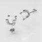14k Earrings with 2 PEARL 8 DIAMONDS VS1, "STT: 2 prong"