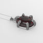 14K Gold Pendant with 1 INDIAN RUBY, "STT: Prong"