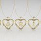 14K Pendant, Alphabet Letters with 12 DIAMONDS 1.2mm VS1