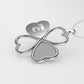 14K Gold Pendant, Style heart with letter