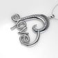14K Gold Pendant with 20 Diamonds, "STT: Prong" Heart and Love style, Cut Chanel