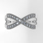 14K Gold Ring with 22 DIAMONDS VS1, "Cut Chanel" Stt: Prong "FILIGREE"
