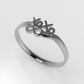 14K 'Xoxo' Gold Diamond Ring