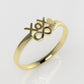 14K 'Xoxo' Gold Diamond Ring