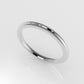 14K 3 Point Diamond Band Ring