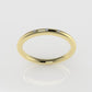14K 3 Point Diamond Band Ring