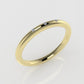 14K 3 Point Diamond Band Ring