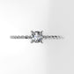 14K 0.17ct. t.w. Skinny Twist Diamond Gold Ring