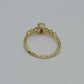 14K Tourmaline Stone & Diamond Gold Ring