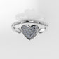 14K Gold Ring with 21 DIAMONDS 1.3mm VS1, STT: Prong