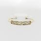 14K Bracelet with 25 Diamonds, "Stt: Prong", long 7 or 7 1/2 inch