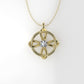 14K Gold Pendant with 1 DIAMOND VS1, STT: Prong