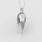 14K Gold Pendant with 21 DIAMONDS VS1, STT: Prong, Heart Style