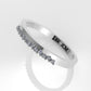 14K Ring with 13 DIAMONDS, STT: Prong and Bezel