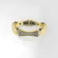 14K Ring with 16 MOISSANITE, STT: Bezel