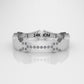 14K Ring with 16 MOISSANITE, STT: Bezel