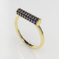 14K Gold Ring with 45 SAPPHIRE, Stt: Prong