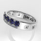 14K Ring with 15 STONES, Stt: Prong, For Men