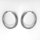 14k Gold Earrings with 18 DIAMONDS, "STT: Cut Chanel with Prongs"