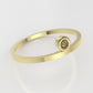 14k Citrine Ring, it is fine, delicate, comfortable for daily wear