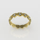 14K Ring with 13 Diamonds, STT: Prong, Heart