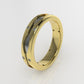 14K Gold Wedding Ring with 12 Diamonds, STT: Bezel, For men or women